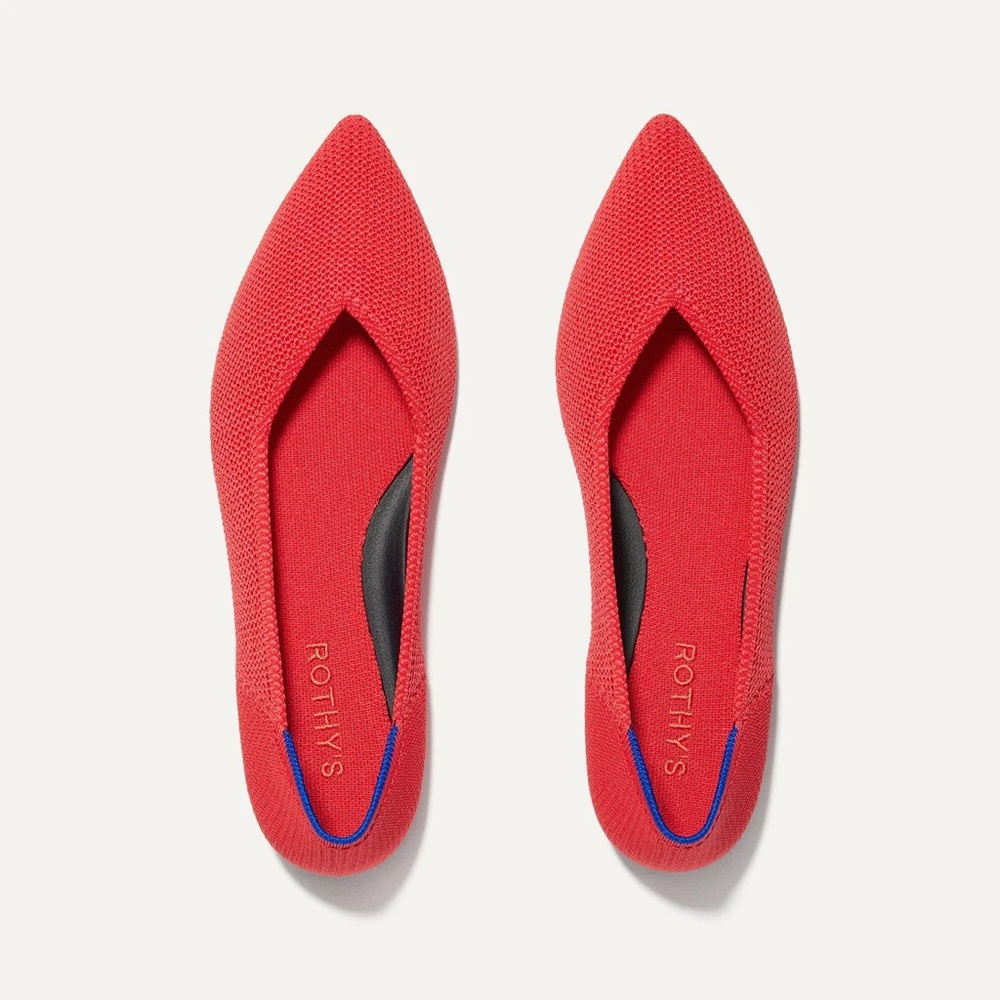 Rothy’s point ll (2) NEW NIB SZ 9.5 red!